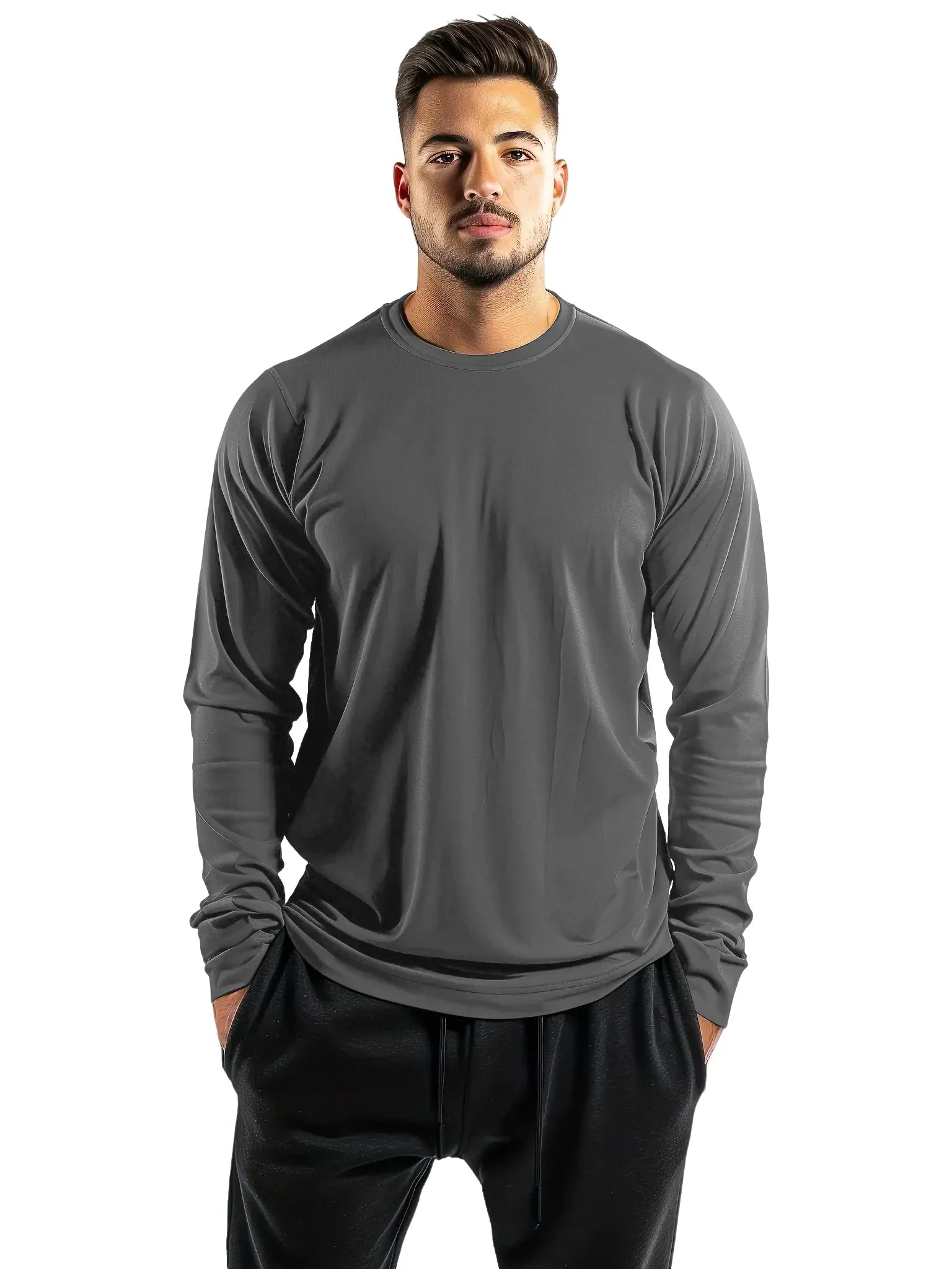 5-Pack Loose Men's Casual Solid Color Breathable Quick-Dry Sports T-Shirts for Summer Running