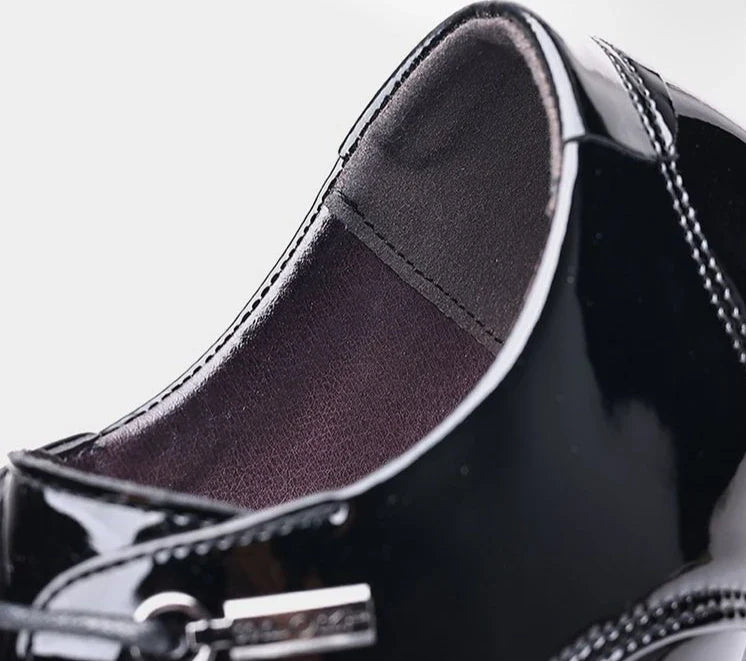 Patent Leather Black Lace Up Pointed Toe Men's Formal Shoes 2025 Style Low Price Office Luxury Designer 39 Suit Social Shoe Male