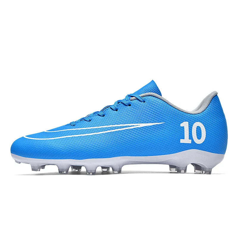 Low Top Soccer Cleats Men Football Boots TF AG Boys Turf Indoor Training Shoes Breathable Lightweight Comfortable Sport Sneakers