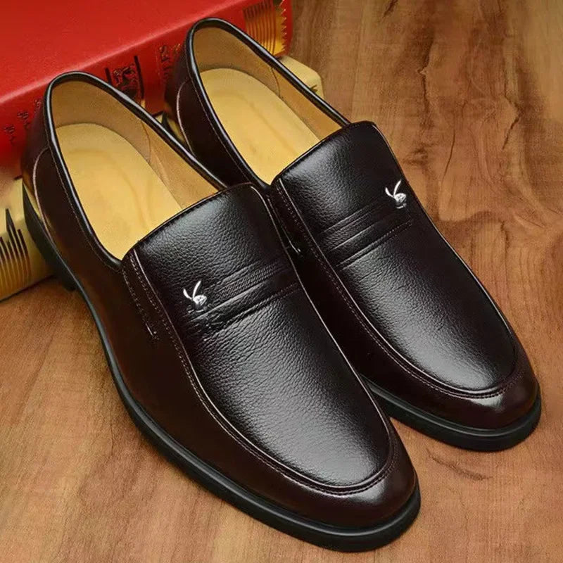 Men’s Business Formal Leather Shoes – Classic Oxford Style, EU Sizes 40–48