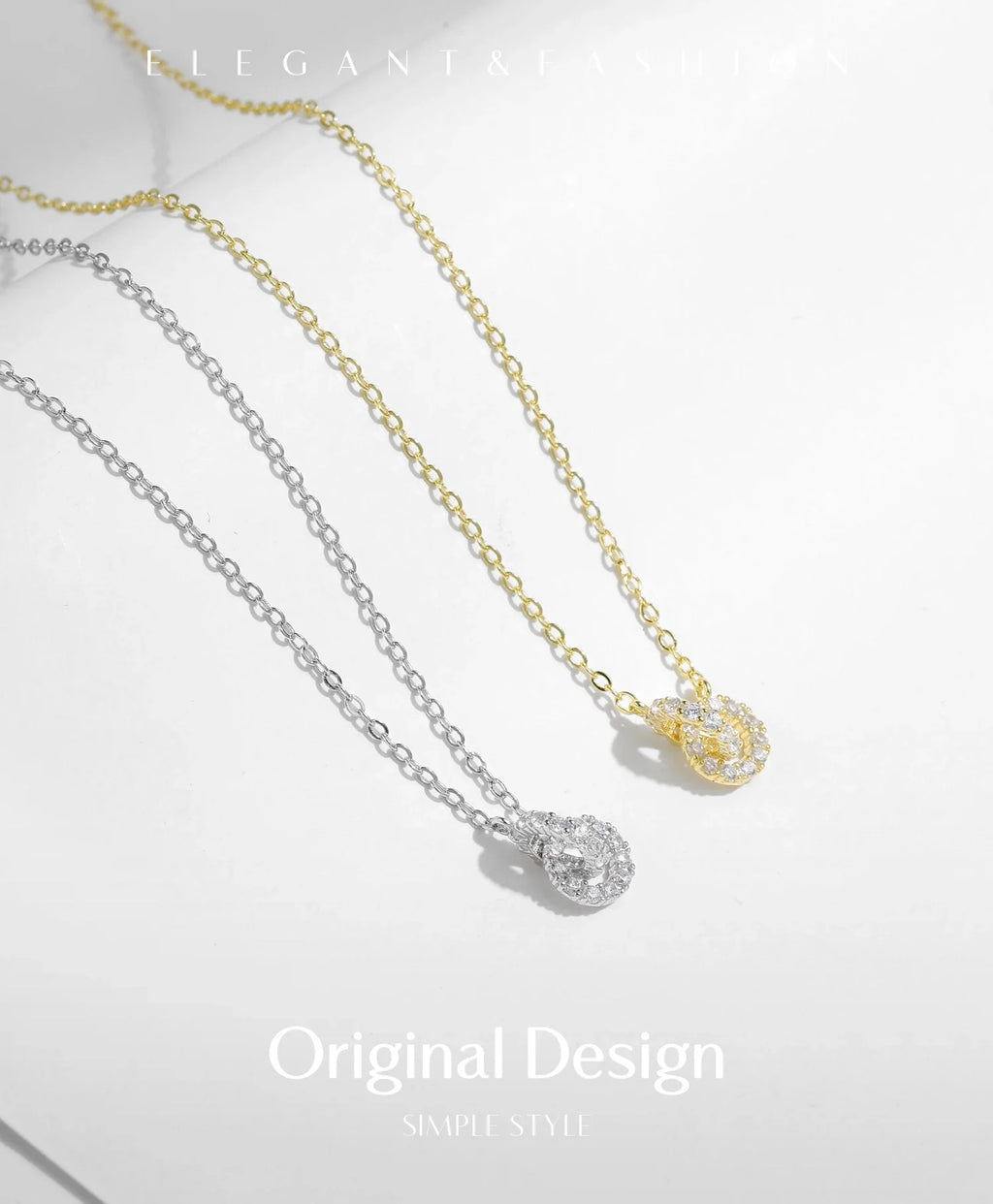 925 Sterling Silver Sparkling Circle Lock Fashion Pendant Necklaces Basic Daily Trendy Jewelry For Women Christmas Gifts