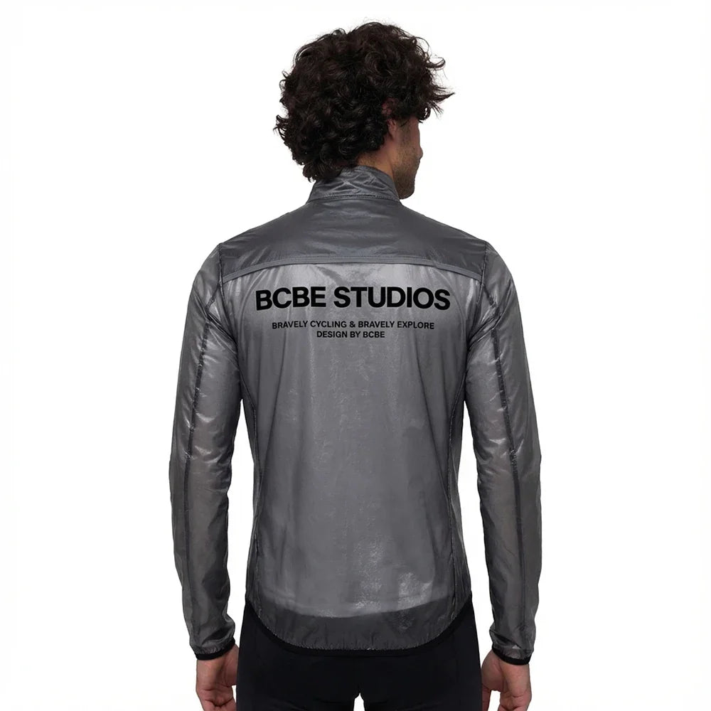 Cycling Rain Jacket Lightweight Windproof Waterproof Bicycle Windbreaker Pro Team Cycling Coat MTB Road Bike Jersey