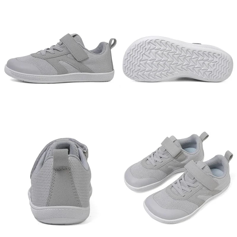 Little/Big Kids Minimalist Barefoot Shoes + Children Zero Drop + Toddler Wide Sneaker for Boys/Girls