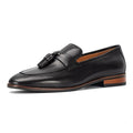 High-end Quality Retro Men's Shoes Fashion Casual Leather Shoes Head Cowhide Tassel Loafers Men Moccasins Italian Large Size 46