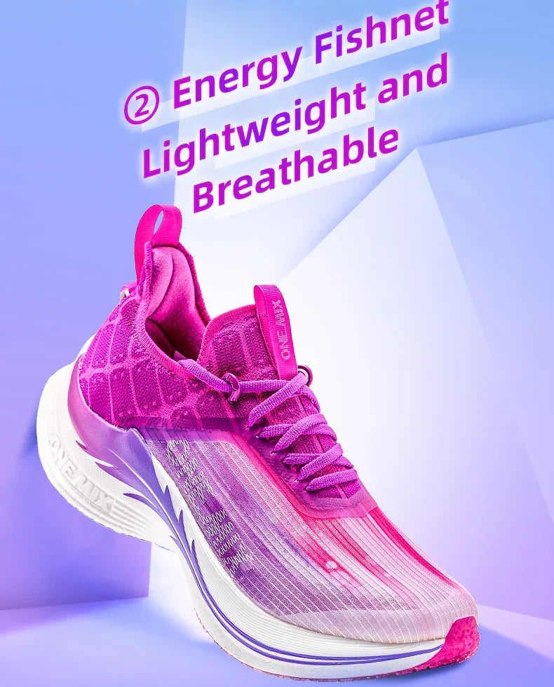 Carbon Plate Marathon Running Racing Shoes Professional Stable Support Shock-relief Ultra-light Rebound Sport Sneakers