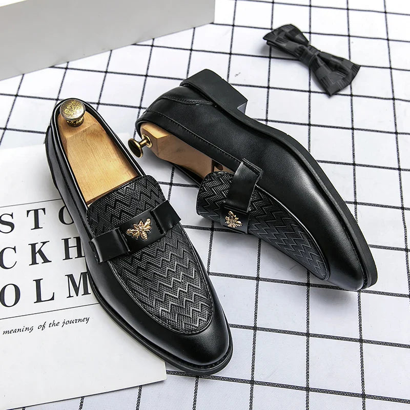 Fashion Size 6~13 Mens Dress Casual Leather Designer Wedding Mules Luxury Business Italian Slippers Loafers Oxford Shoes for Men