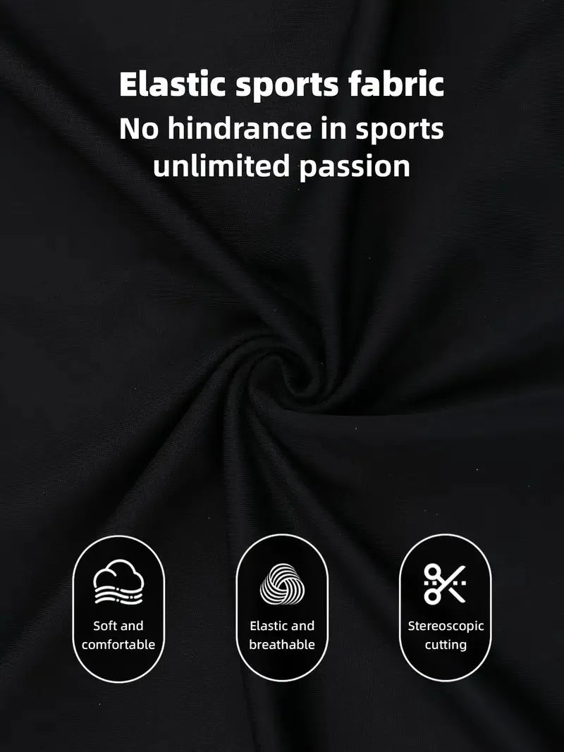Sports suit men's running gym clothes autumn and winter quick drying clothes tight fitting equipment