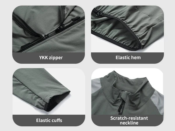 Reflective Cycling Jacket Winter Autumn Bicycle Windbreaker Bike Soft Windproof Waterproof Motorbike Jacket Men Coat
