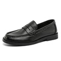 Handmade Mens Leather Loafers Non Slip Slip on Walking Flats Breathable Outdoor Casual Shoes for Man Work Office Driving Shoes