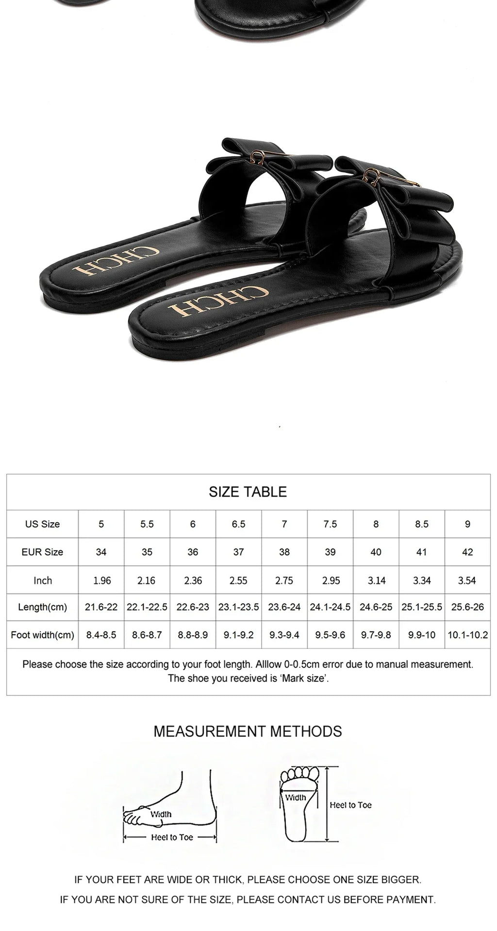 Women's Flat Shoes New Summer Bow Casual Slippers Black Commuting Women's Shoes