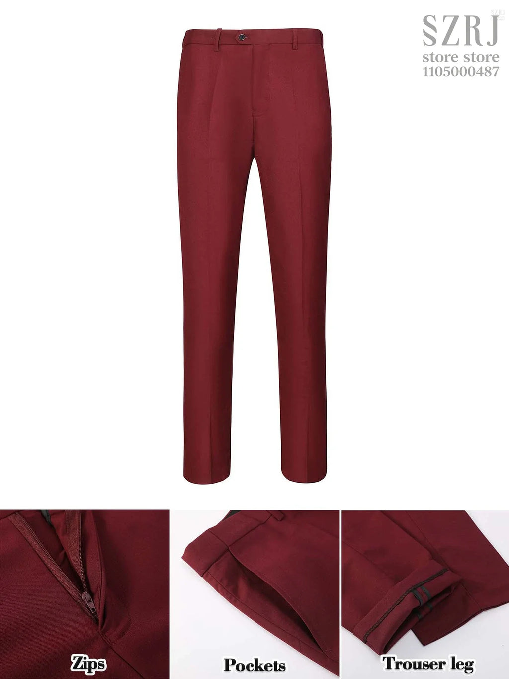 4pcs Men's Tuxedo Set:Classic Lapel Blazer,Vest,Pants&Tie High-Quality,Adjustable Waist.For Parties,Weddings, Proms. Comfy Fit.