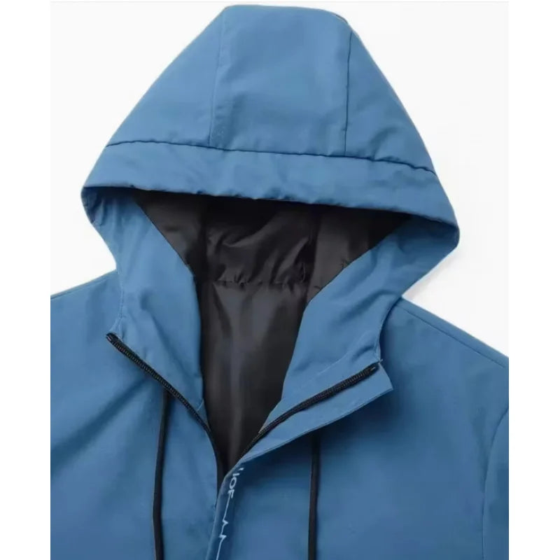 New men's jacket + thickened pants set, suitable for autumn and winter seasons, office, outdoor leisure, and fashionable sports