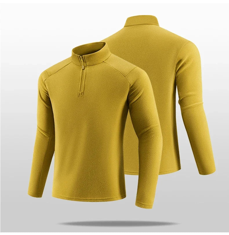 SBWL Autumn/winter high quality men autumn and winter outdoor sports skiing, running and cycling with warm long sleeve T-shirt