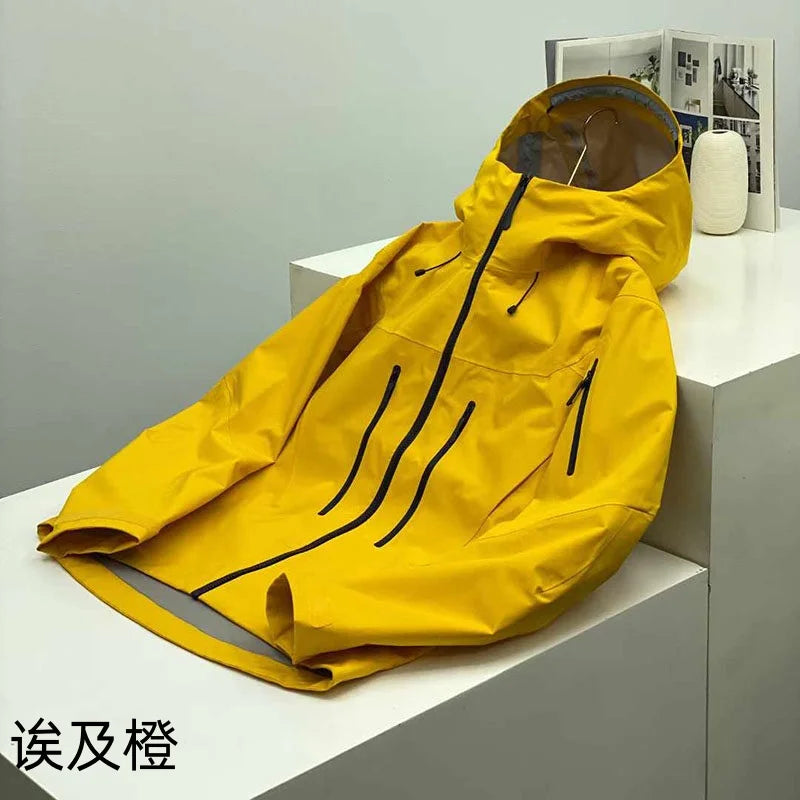 Outdoor Men's and Women's, Sports, Fishing, Mountaineering, Travel, Fashion, Camping, Leisure, Multicolor Hardshell Jacket