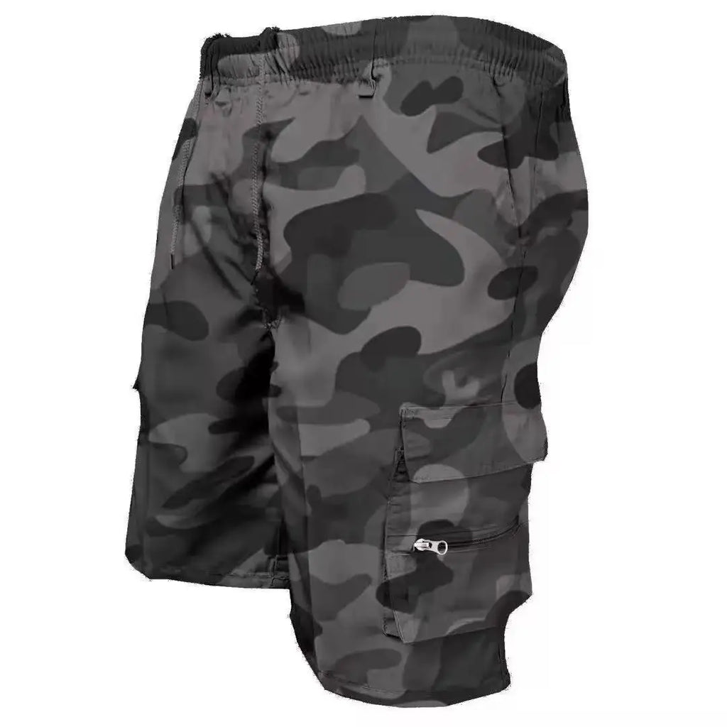 New Men Casual Loose Cargo Shorts Summer Outdoor Sports Pants Youth Fashion Streetwear Hiking Beach Short Trousers Plus Size