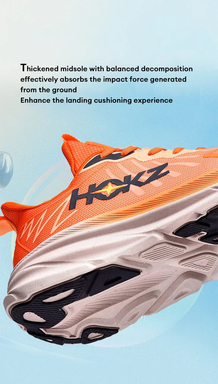 Carbon Plate Air Cushion Running Shoes for Men Soft Chunky Sneakers Women Daily Commuting Shoes Outdoor Casual Walking Shoes