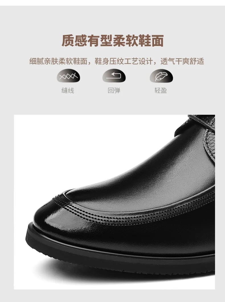 Spring Summer Hallow Dress Shoes for Men Solid Color Fashion Business Casual Shoes Male British Lace Designer Leather Shoe Man