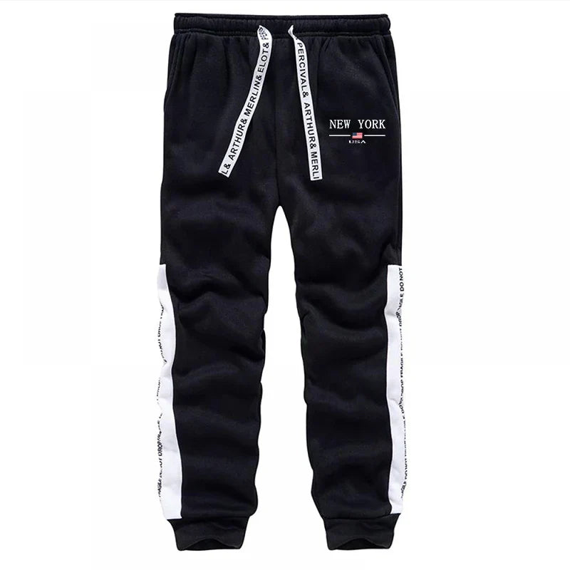 Quality Mens Tracksuit Casual Print Sweatshirts Sports Jogging Mens Clothing Autumn Winter Sportswear Single Piece Hoodie Pants