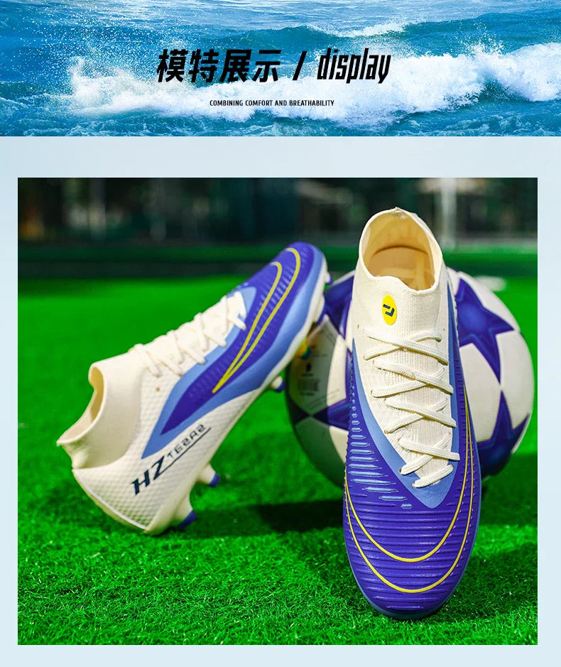 Men Football Boots New Society Indoor Cleats Professional Tenis Resistant Breathable Match Training Male Football Shoes Sneakers