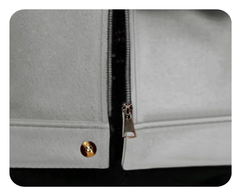 Men's Polyester Brushed Jacket, Lapel Button/Zipper Coat with Pocket, Comfortable Casual Autumn Winter Office Business Wear