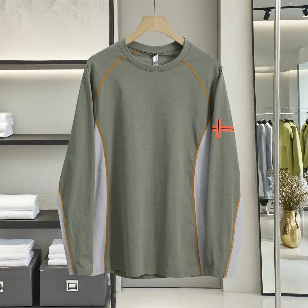 Men's Long Sleeve Shirt, UPF 50+ Sun Protection & Lasting Antibacterial (150 Washes), Quick-Dry Breathable