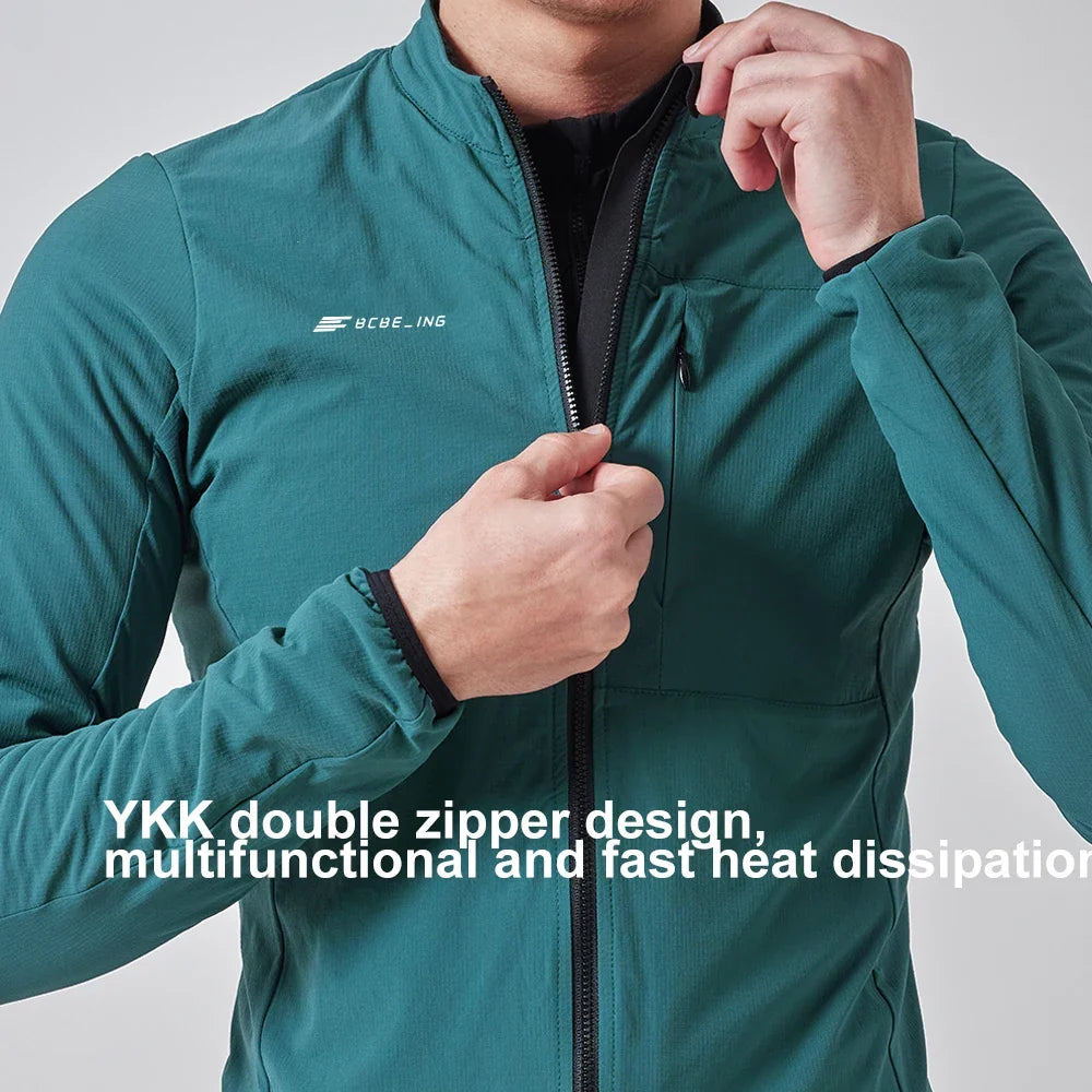 Men Cycling Jacket Winter Thermal Fleece Inside Bicycle Jackets For Man Warm Bike Windbreaker Chaqueta Ciclismo Hombre