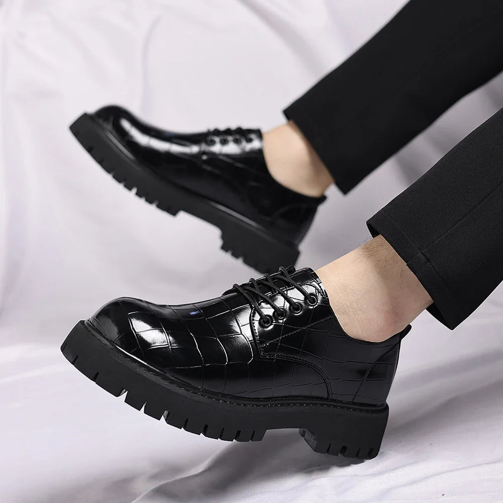 High Quality Oxford Leather Shoes Luxury Brand Leather Dress Shoe Breathable Solid Formal Casual Shoes Handmade Designer Shoes