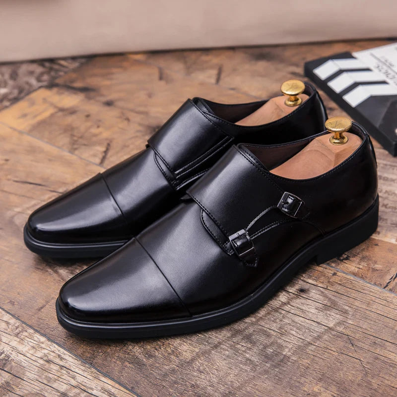 Mens Dress Wedding Fashion Office High Quality Leather Comfy Business Formal Italy Driving Loafers Shoes for Men Plus Size 38~48