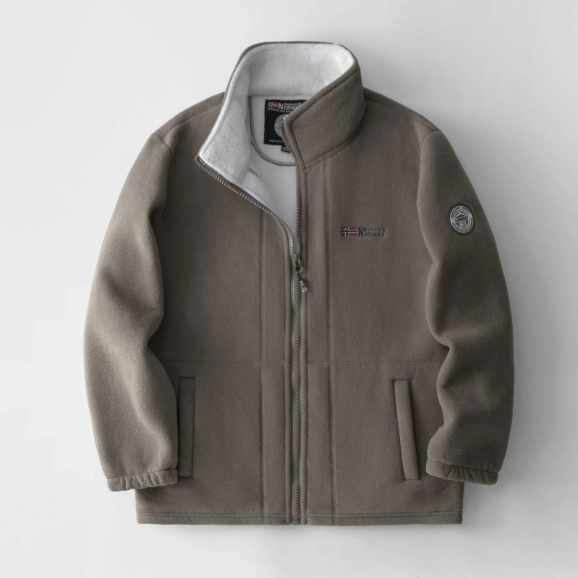 Thickened Double - Sided Polar Fleece Jacket for Men | Autumn/Winter Warm Casual Loose Fit Big Size Coat