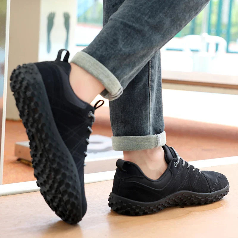 Outdoor Wide Toe Barefoot Men Hiking Shoes Minimalist Walking climbing Shoes Comfort Breathable Zero Soles Man Casual Sneakers