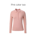 AP 2025 Spring and Summer Women Turn-down Collar Tee Soft Lady Cotton Blend Skirt Comfortable Casual
