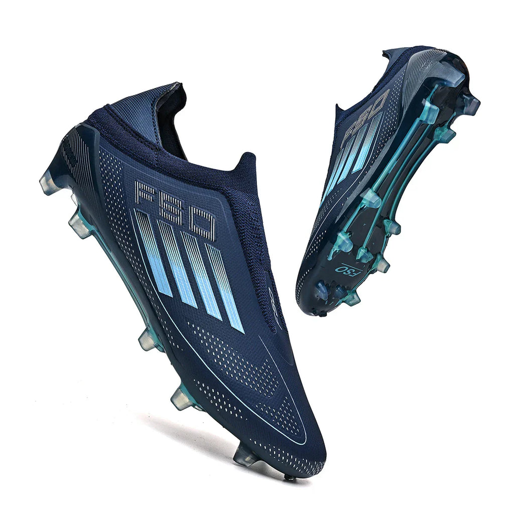 New Men Soccer Shoes Training Boys Breathable Adult Long Spikes Cleats Outdoor Sport Football Boots Non Slip Match Comfortable