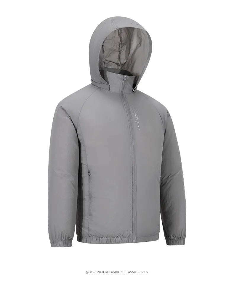Portable Air Conditioner Jacket USB Fan Cooling Coat Outdoor Work Construction Fishing Hunting Lightweight Sun protection Jacket