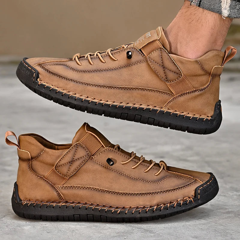 Handmade Leather Men Casual Loafers