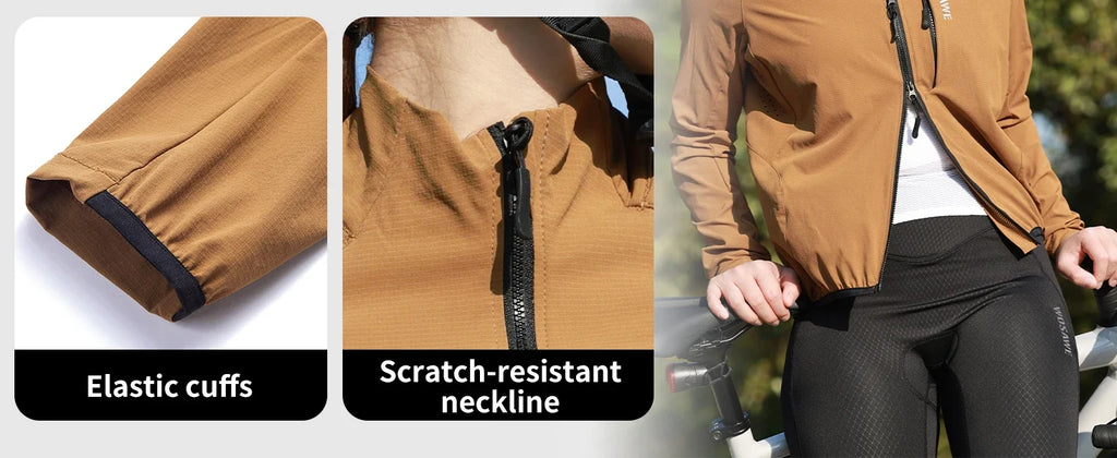 Summer Bike Jacket Water-repellent Cycling Jacket Outdoor Hiking Fishing Sportswear Long Jersey YKK Zip