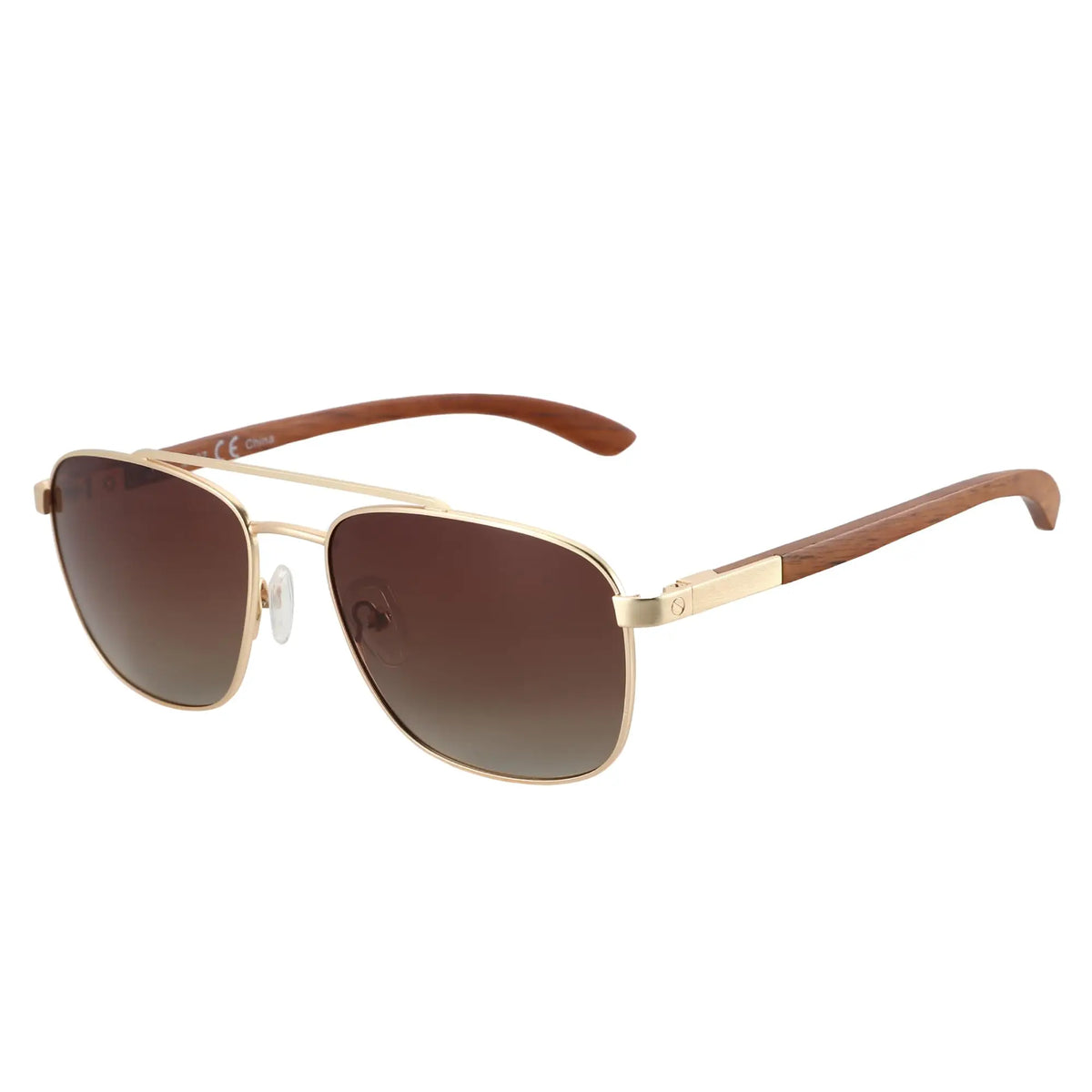2026 Trend Wood Polarized Sunglasses for Men UV Protection Fishing Driving Golf Pilot Shade Sun Glasses