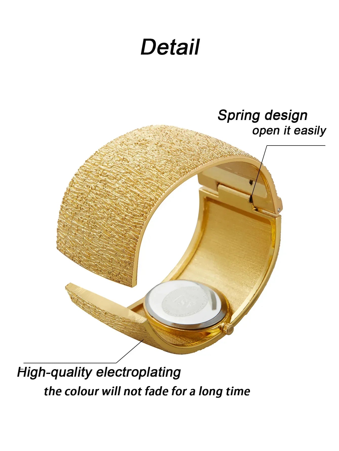 Women's Bracelet Watch reloj mujer Gold Luxury Bark Pattern Simple watch for women relojes para damas