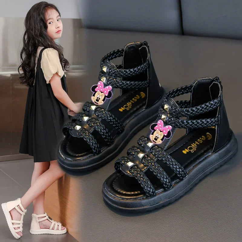 Disney Mickey Mouse children Beach shoes children Sandals Summer Girls Minnie slippers