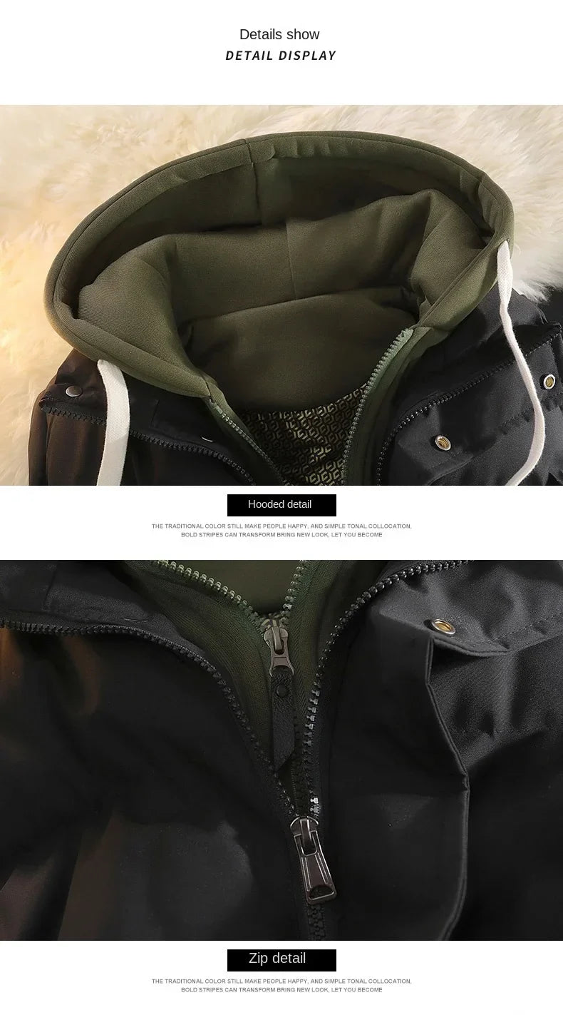 Down Cotton Vest Men Autumn Winter Middle School Students Loose Fashion Vests Man Thickened Waistcoat Cotton-padded Jacket Male