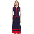 2024 Fashion New Luxury Summer Knit Sleeveless One Piece Long Dress Formal Prom Women's Ladies Elegant Party Slim Dress
