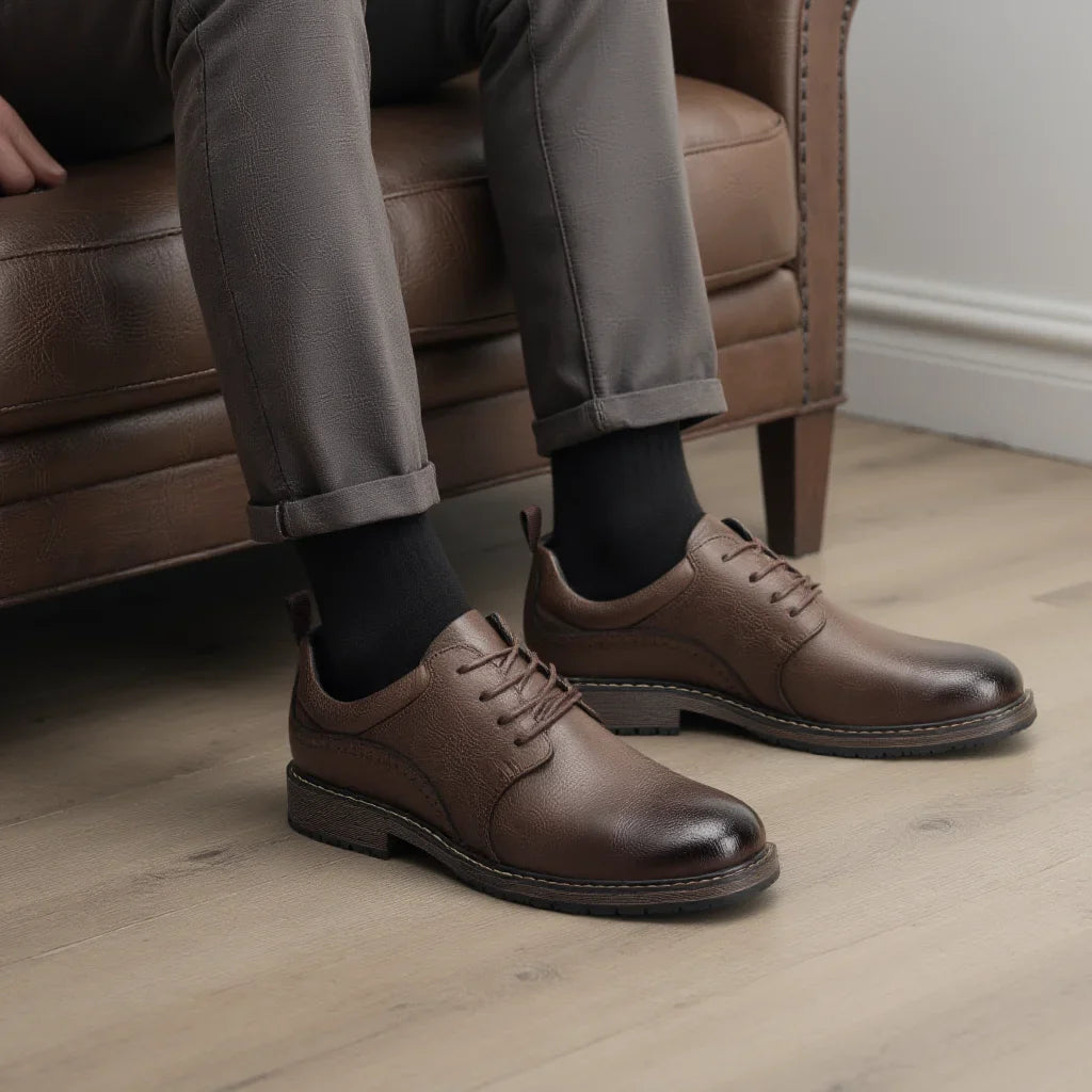 40~46 Casual Shoes Men Fashion Brand Comfortable 2024 Leather Shoes Men #KD726