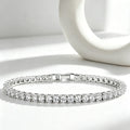  5A Cubic Zirconia Tennis Bracelet for Women Sparkling Diamond Bracelets Daily Wear Party Fashion Stackable Jewelry Gift