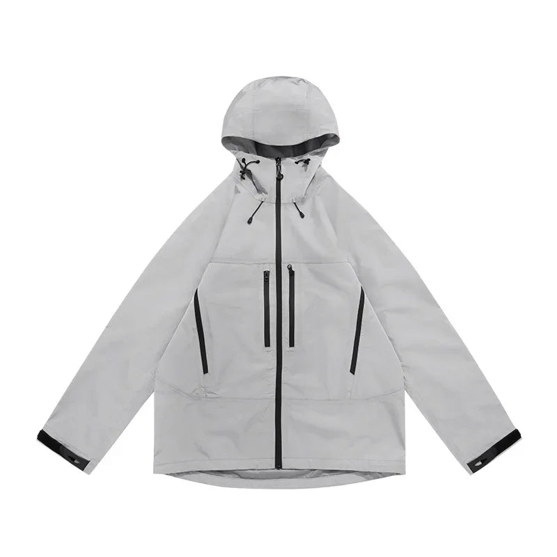 TripleGuard HardShell Sealed Outdoor Waterproof Jacket - Premium Multi-Pocket Heavy-Duty Mountain Utility Workwear Unisex