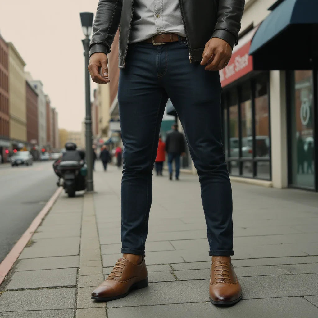 Comfortable dress shoes men, fashionable Oxford gentlemen's social men's shoe