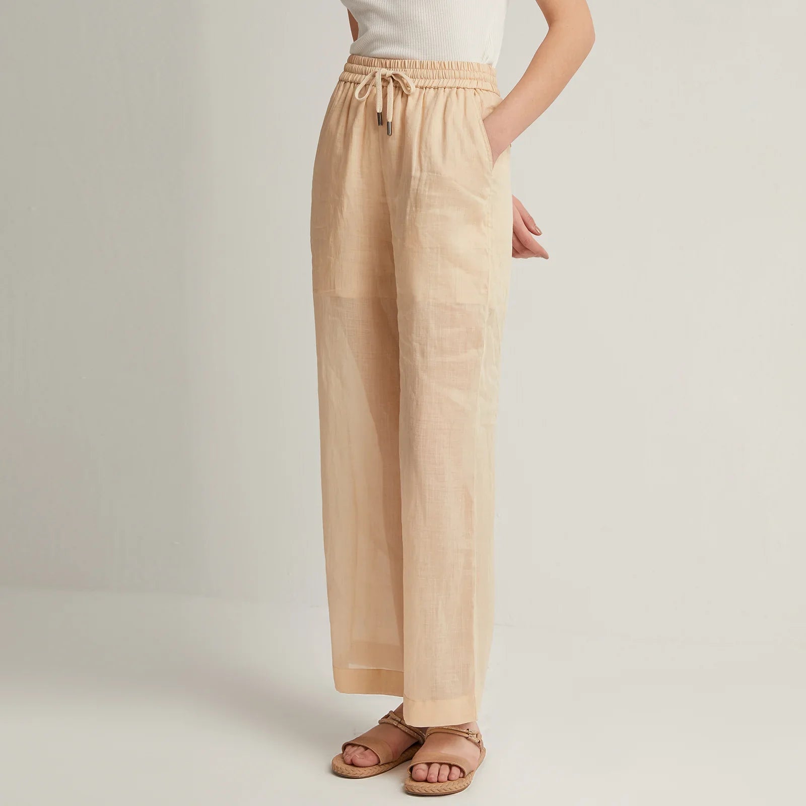 Womens High quality Linen pants