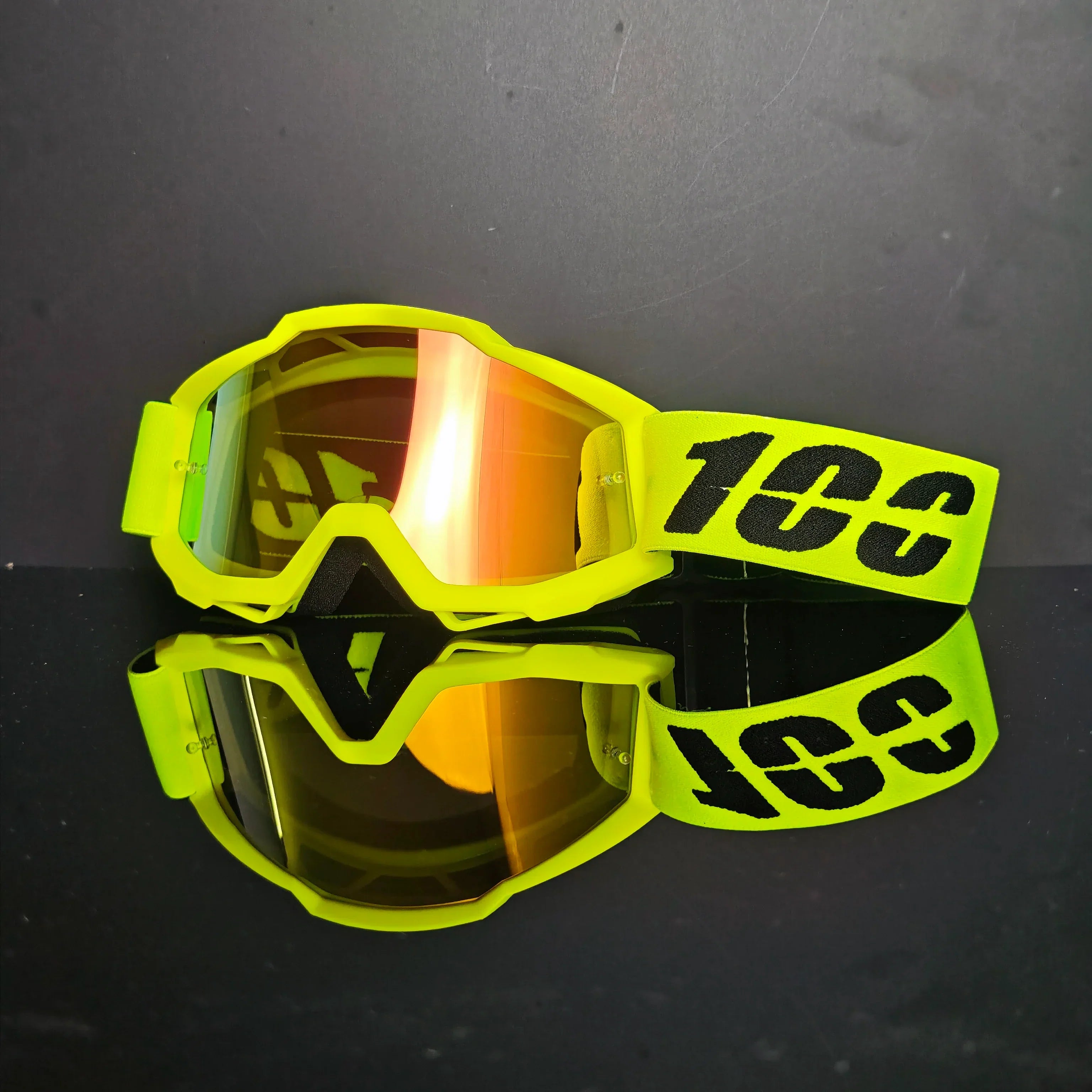 100 Motorcycle Goggles Cycling Glasses Outdoor Off-Road Ski Outdoor Sport MX ATV Dirt Bike Racing Motocross