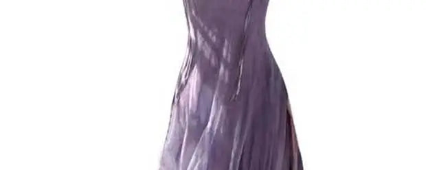 Slimming Effect Purple Mesh Ankle-Length Dress Women's plus Size Strapless Gown Korean Style High Waist A-Line Skirt