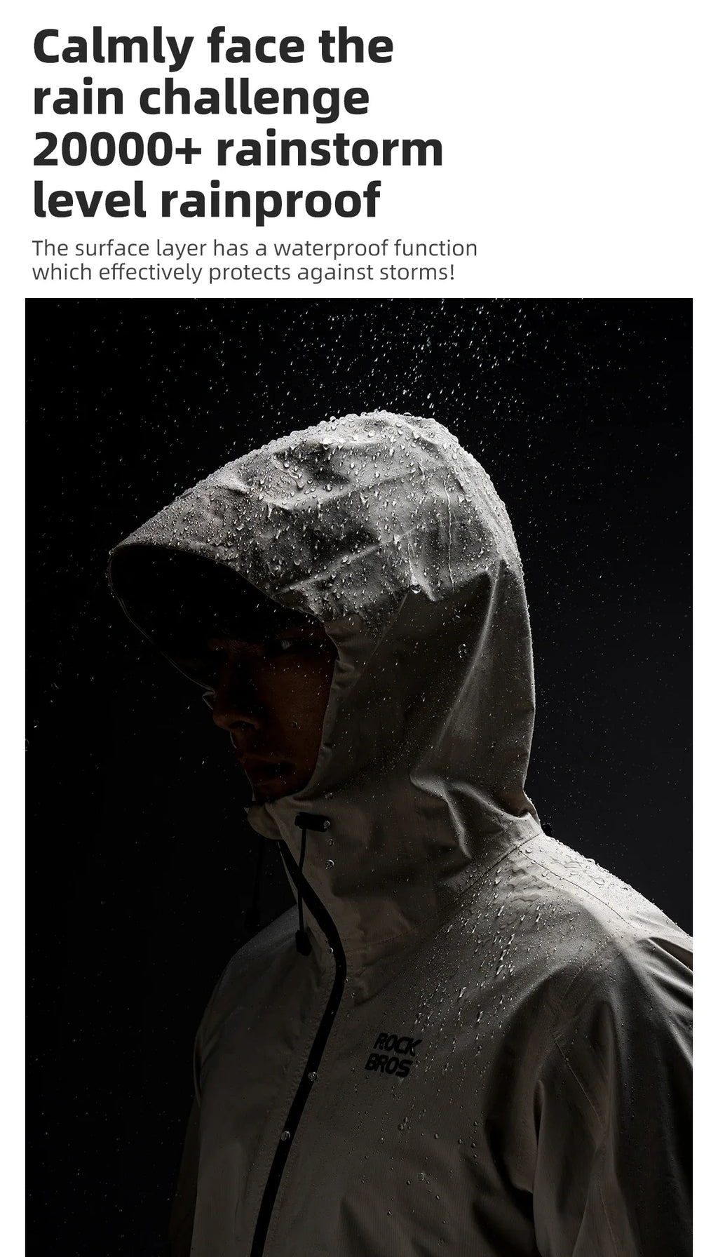 Cycling Raincoat Hooded Jacket Waterproof Breathable Leisure Coat Trekking Men Women Outdoor Sports Clothing Raincoat