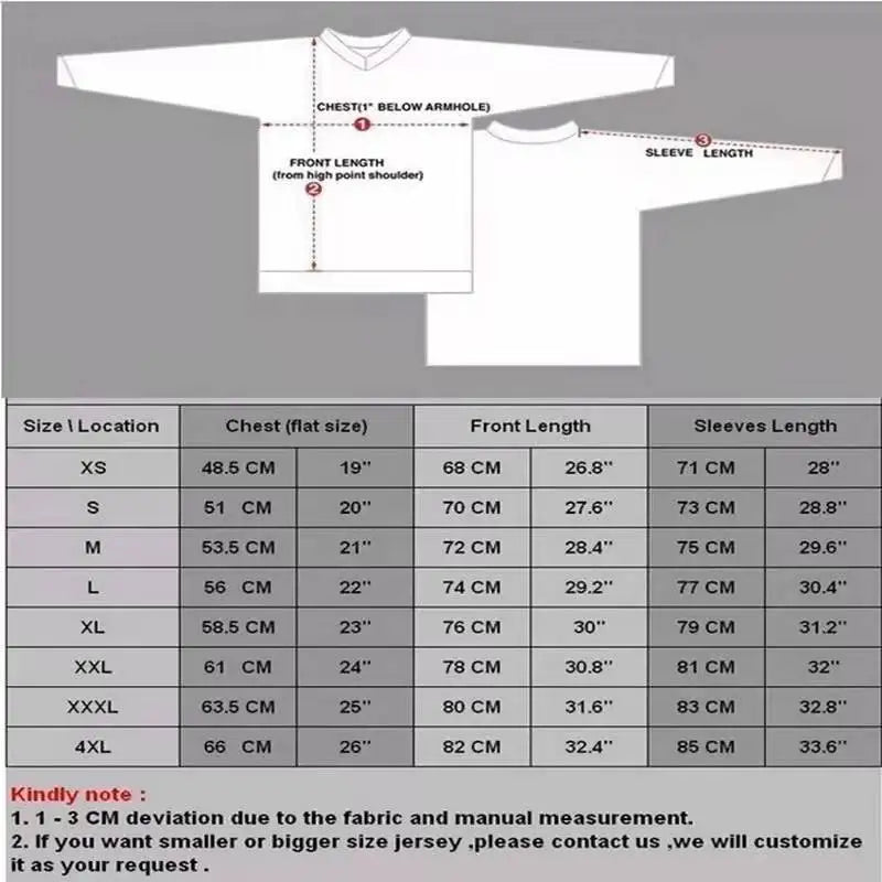 Men's motocross long-sleeved loose riders jersey BMX mountain bike downhill jersey off-road bike racing fast dry riding jersey