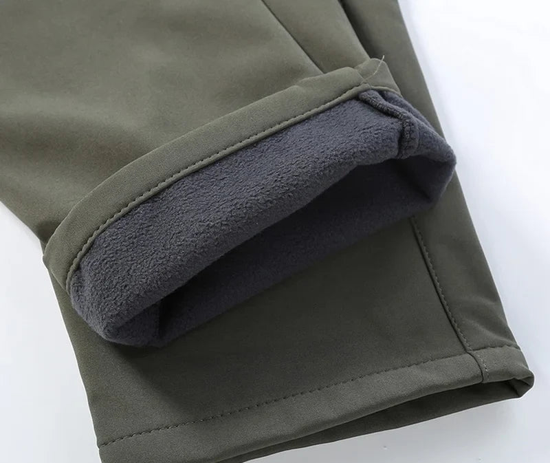 Men Military Tactical Winter Autumn Warm Sharkskin Fleece Hood Cargo Jackets Camping Hiking Climbing Hunting Outdoor Waterproof